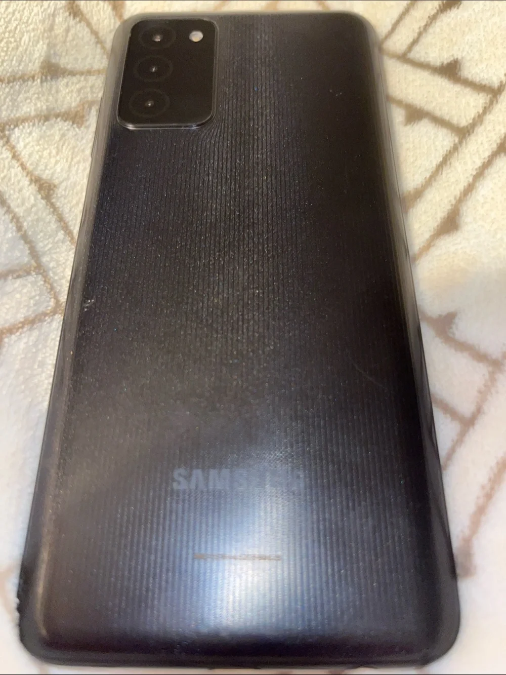 Samsung Black Smartphone with Edge Display